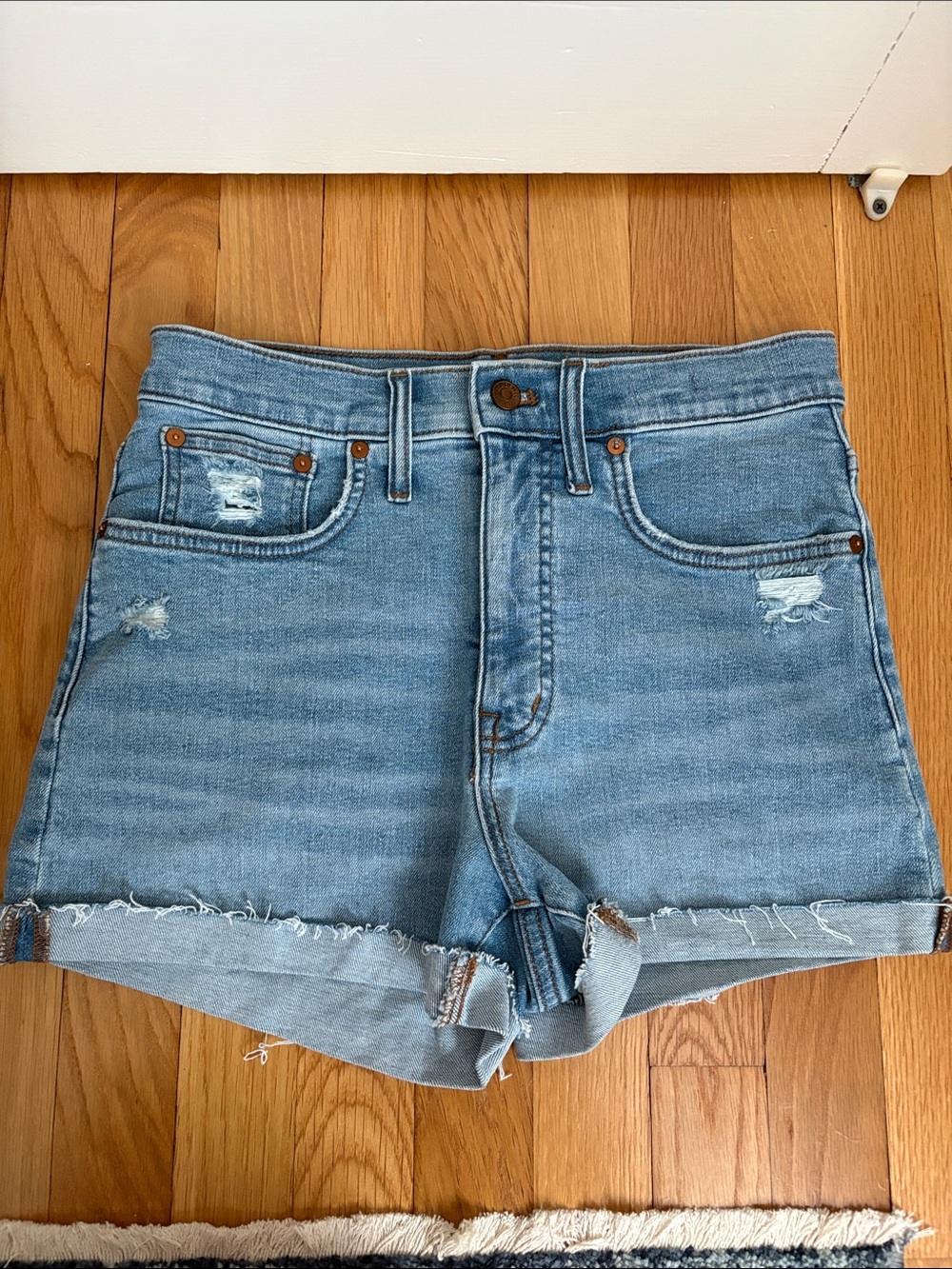 Madewell High Rise Denim Shorts